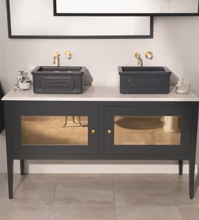 Double 1530mm Vanity Unit (for countertop basins