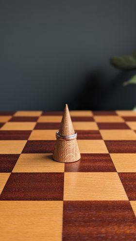 Wooden Ring Holder - Oak