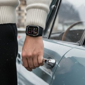 Apple Watch Ultra 2 Leather Strap