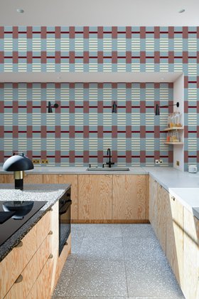 Espen Blue & Burgundy