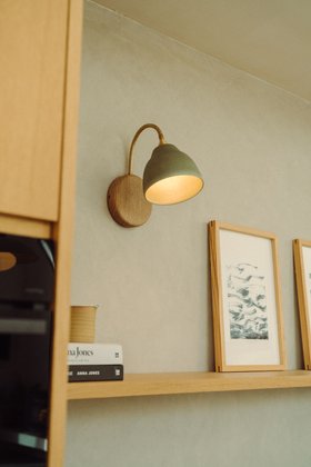 Green Ceramic Flex Wall Light