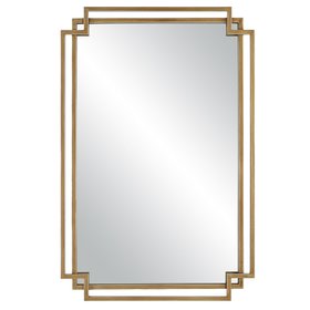 Deco Mirror - Brushed Gold
