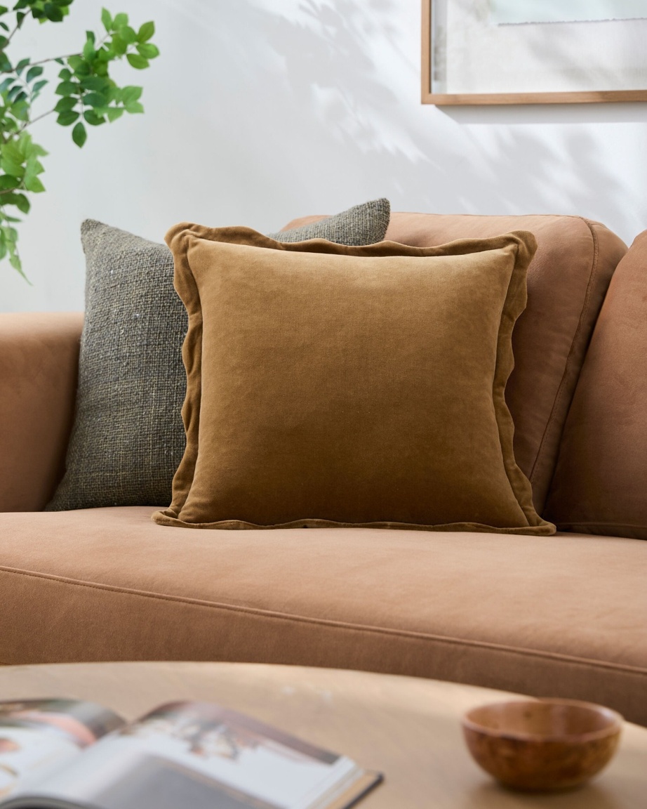 Effervescent Woven Cushion 51x51cm - Bronze