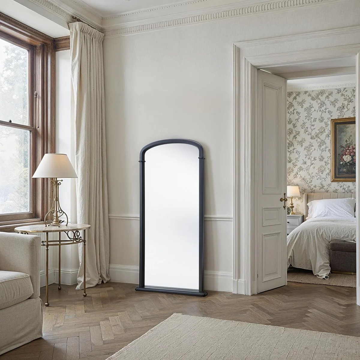 Grace Full Length Mirror - Black