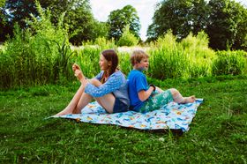 Butterflies Family PACMAT® picnic blanket