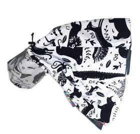 Animal Alphabet Family PACMAT® picnic blanket