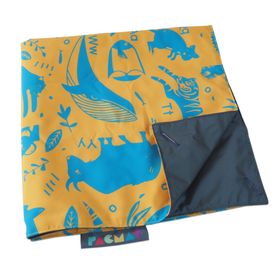Animal Alphabet Family PACMAT® picnic blanket