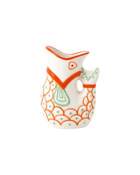 Albertino Mini Orange Fish Jug