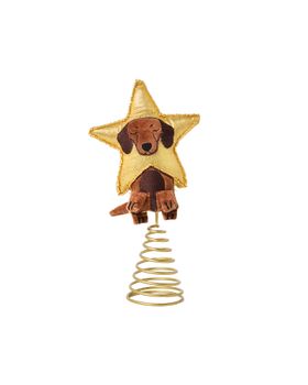 Dog Star Christmas Tree Topper
