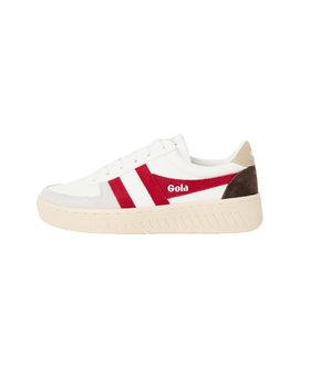 Gola Grandslam Trident White & Red Trainers