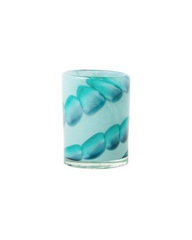 Naya Blue Glass Toothbrush Holder