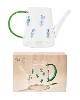 Tulip Clear Glass Watering Can