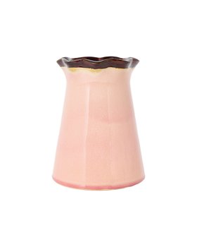 Isla Pink Ceramic Ripple Vase