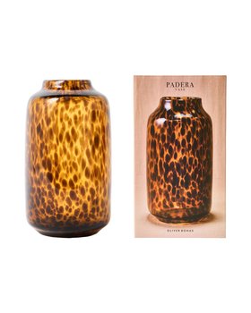 Padera Brown Speckle Glass Vase