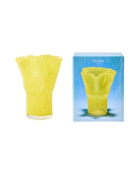 Verde Yellow Glass Vase £17.5