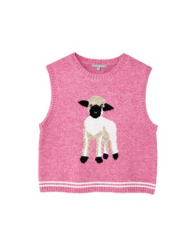 Pink Sheep Knitted Tank Top