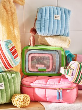 Multicoloured Stripe Packing Cubes Set Of Four £39.5