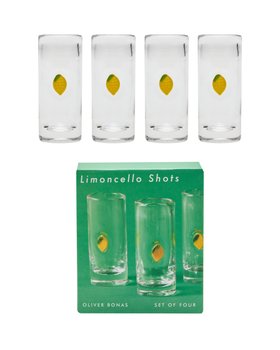 Limoncello Clear Shot Glasses Set of Four