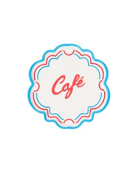 Café Ceramic Coaster