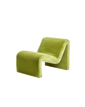 Pambo Green Velvet Lounge Chair