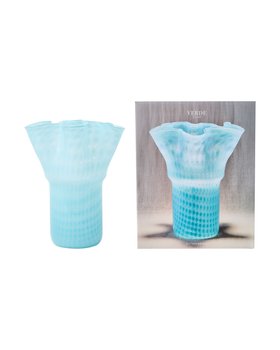 Verde Blue Glass Vase