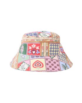 Summer Tile Print Bucket Hat