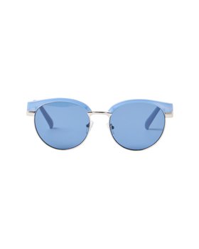 Powder Blue Browline Sunglasses
