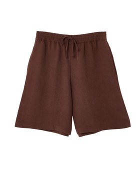 Brown Long Line Short