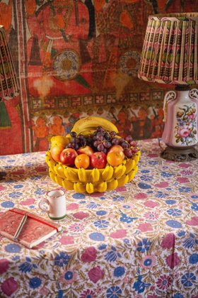 Yellow Ceramic Banana Decorative Bowl