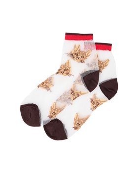 Cool Cat Sheer Socks