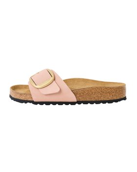 Birkenstock Madrid Big Buckle Pink Nubuck Leather Sandals
