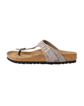 Birkenstock Gizeh Grey Animal Print Sandals