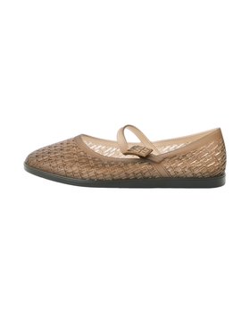 Melissa Harper Brown Jelly Ballet Flats