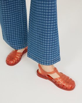 Melissa Possession Orange Jelly Fisherman Sandals