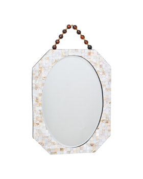 Mother of Pearl Hanging Mirror
