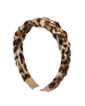 Eaton Animal Print Plait Headband