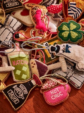 Matcha Embellished Christmas Tree Decoration