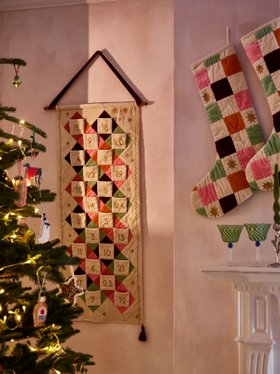 Velvet Patchwork Advent Calendar