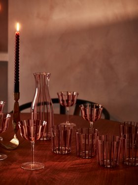 Vita Stripe Cocktail Saucers Set Of Two
