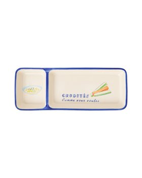Canapes Ceramic Crudites Dish