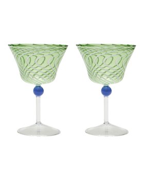 Arley Swirl Coupes Set of Two