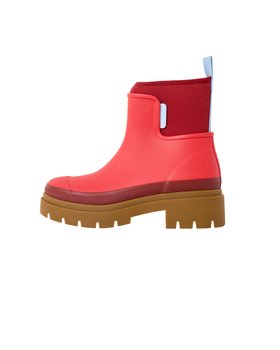 Merry People Chilli Red Tully Ankle Wellington Boots
