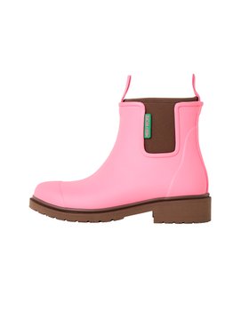 Merry People Musk Pink Bobbi Ankle Wellington Boots