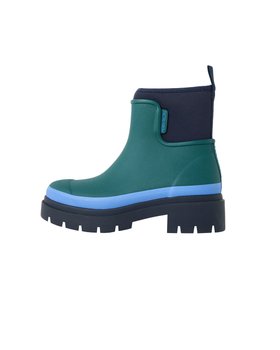 Merry People Ocean Green Tully Ankle Wellington Boots