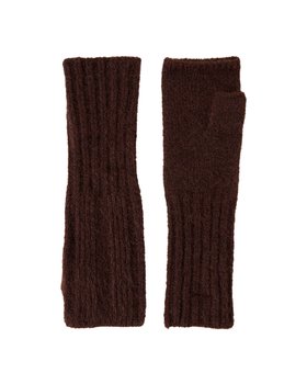 Brown Fingerless Gloves