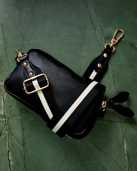 Naha Black Crossbody Bag