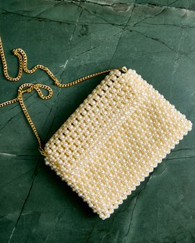 Maisie Faux Pearl Crossbody Bag