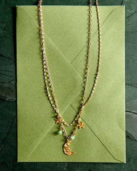 Antonia Moon & Star Layered Necklace