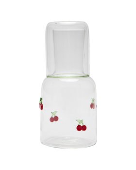 Cherry Clear Carafe and Tumbler Set