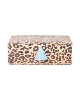 Leopard Print Jewellery Box